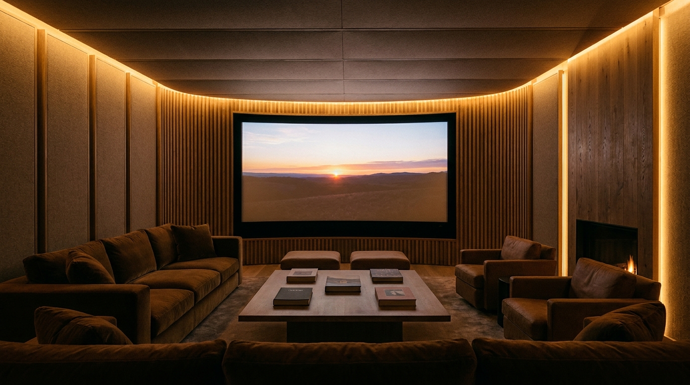 Whole-home cinema and media room